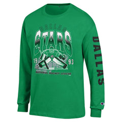 Dallas Stars Champion Long Sleeve Jersey T-Shirt - Kelly Green - NHL 203407143