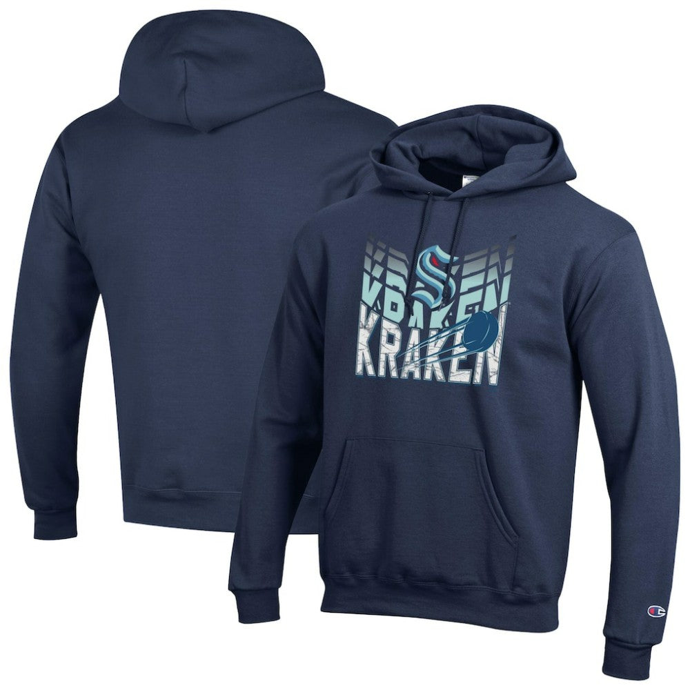 Seattle Kraken Champion Powerblend Hoodie - Navy - NHL 203407160