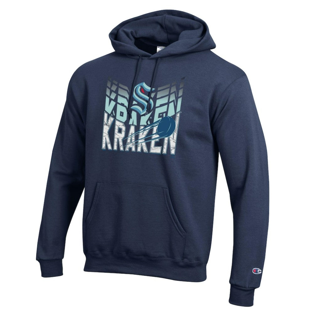 Seattle Kraken Champion Powerblend Hoodie - Navy - NHL 203407160