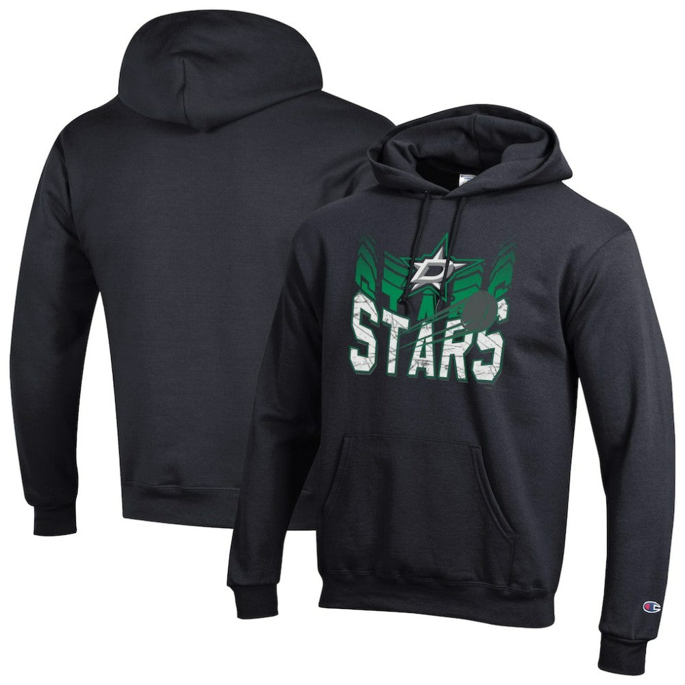 Dallas Stars Champion Powerblend Hoodie - Black - NHL 203407170