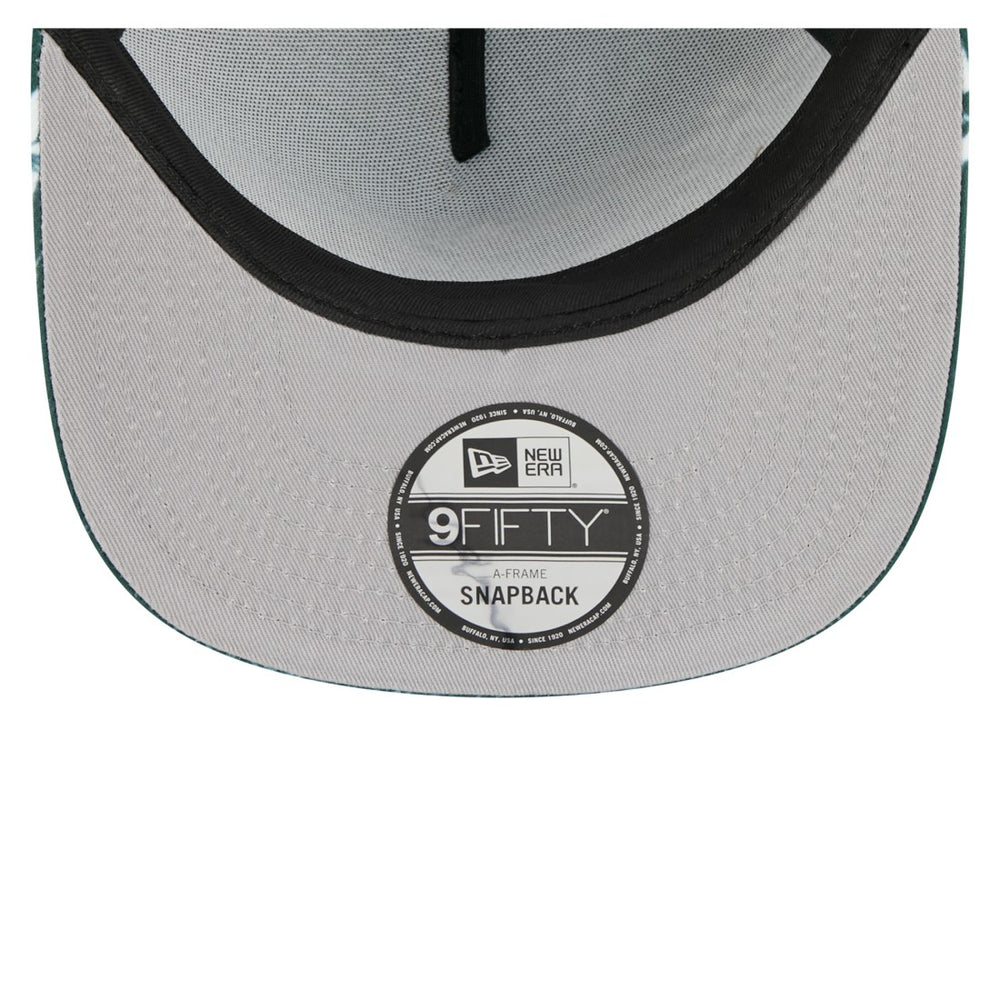 Green Bay Packers New Era Palm Print A-Frame 9FIFTY Snapback Hat Green