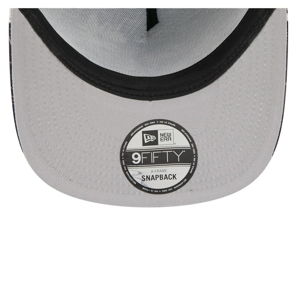 Las Vegas Raiders New Era Palm Print A-Frame 9FIFTY Snapback Hat Black