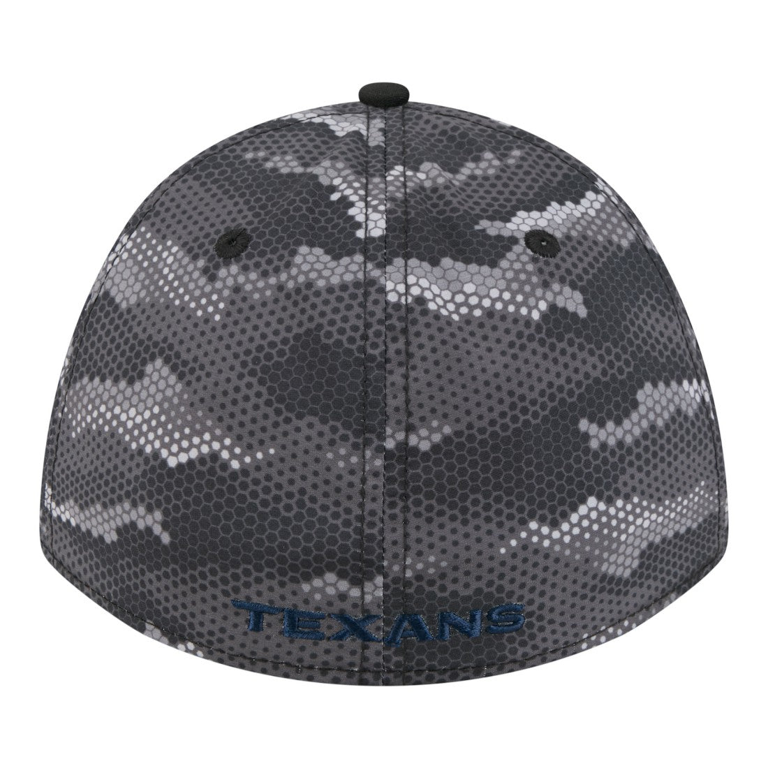 Houston Texans New Era Camo A-Frame 39THIRTY Flex Hat Black