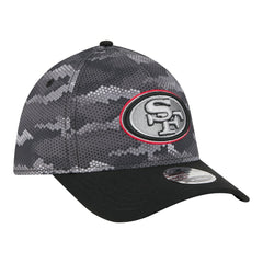 San Francisco 49ers New Era Camo A-Frame 39THIRTY Flex Hat Black