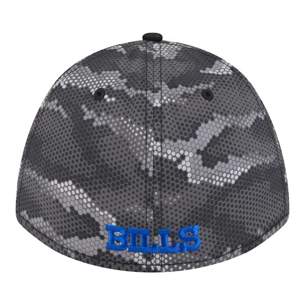 Buffalo Bills New Era Camo A-Frame 39THIRTY Flex Hat Black