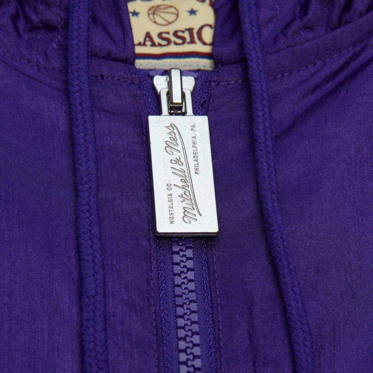 Milwaukee Bucks Playmaker Full-Zip Hooded Windbreaker Jacket Purple | Mitchell & Ness discount