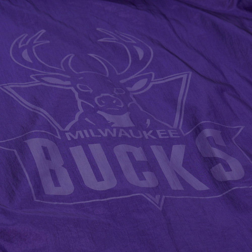 Milwaukee Bucks Playmaker Full-Zip Hooded Windbreaker Jacket Purple | Mitchell & Ness discount