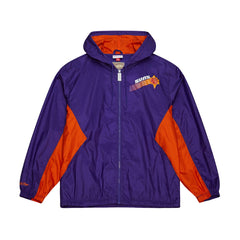 Phoenix Suns Playmaker Full-Zip Hooded Windbreaker Jacket Purple | Mitchell & Ness