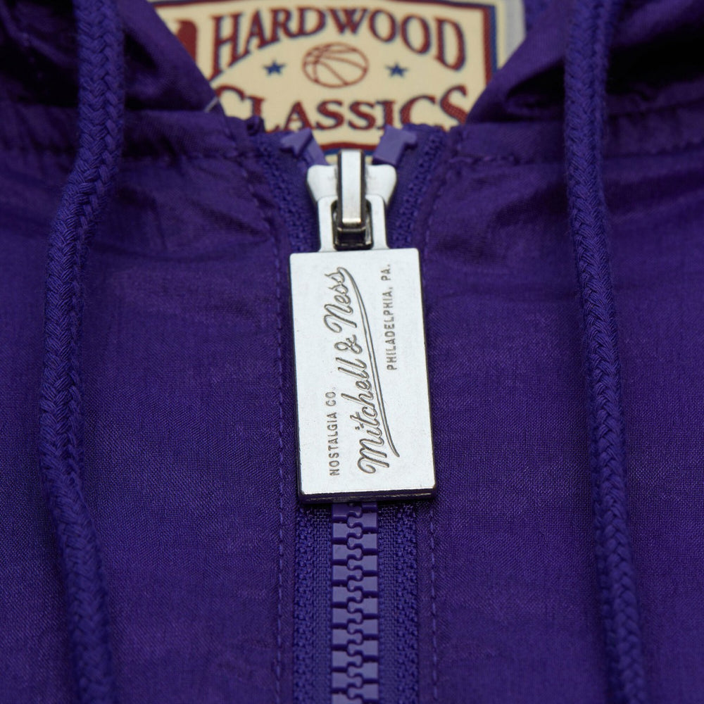 Phoenix Suns Playmaker Full-Zip Hooded Windbreaker Jacket Purple | Mitchell & Ness