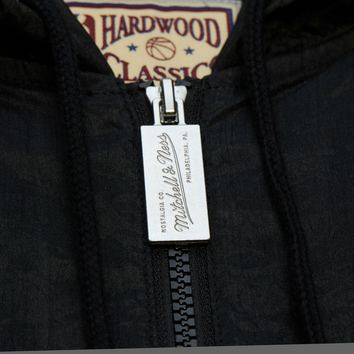 Sacramento Kings Playmaker Full-Zip Hooded Windbreaker Jacket Black | Mitchell & Ness discount