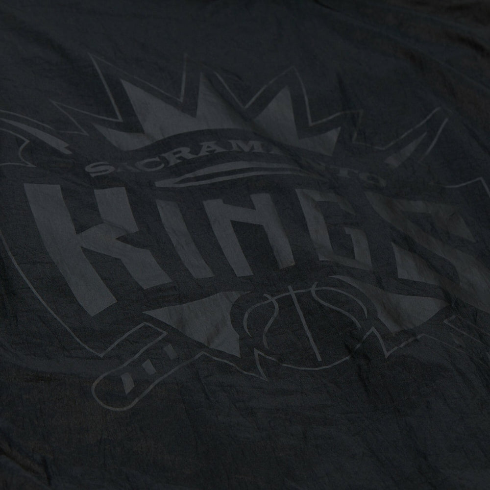 Sacramento Kings Playmaker Full-Zip Hooded Windbreaker Jacket Black | Mitchell & Ness discount