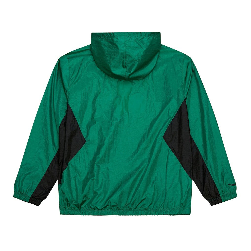 Boston Celtics Playmaker Full-Zip Hooded Windbreaker Jacket Kelly Green | Mitchell & Ness outlet