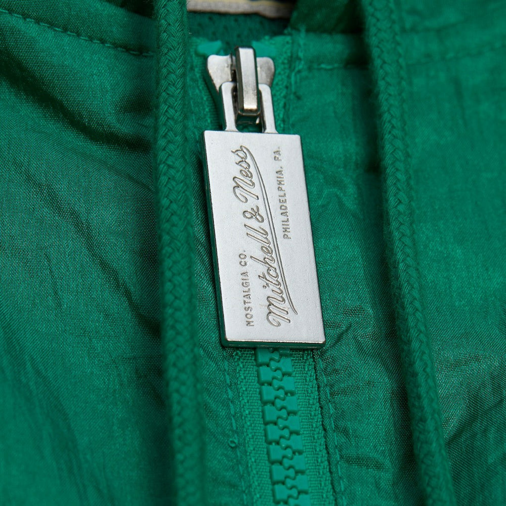 Boston Celtics Playmaker Full-Zip Hooded Windbreaker Jacket Kelly Green | Mitchell & Ness outlet