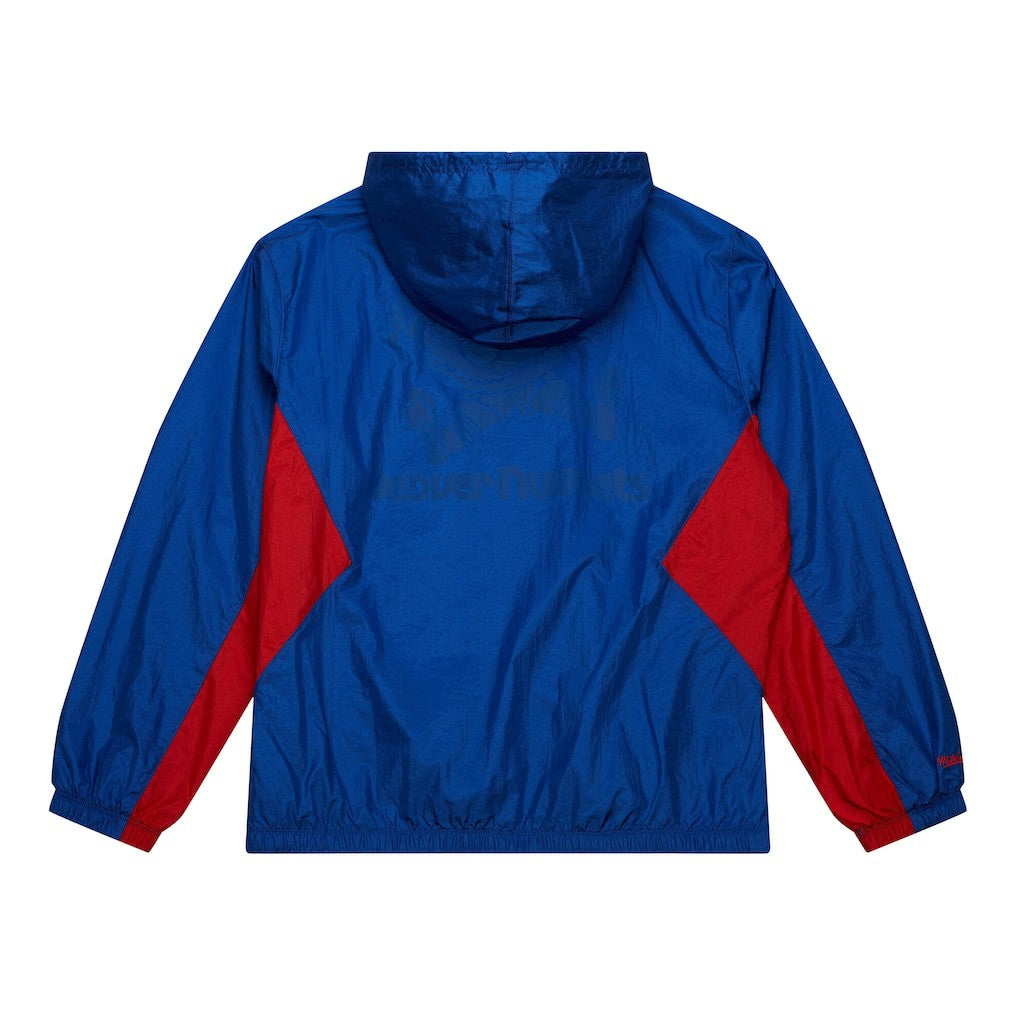 Denver Nuggets Playmaker Full-Zip Hooded Windbreaker Jacket for sale Blue | Mitchell & Ness online