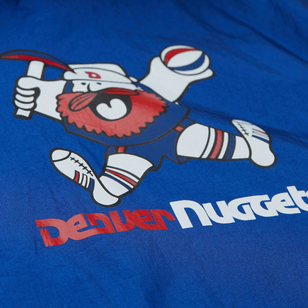 Denver Nuggets Playmaker Full-Zip Hooded Windbreaker Jacket for sale Blue | Mitchell & Ness online
