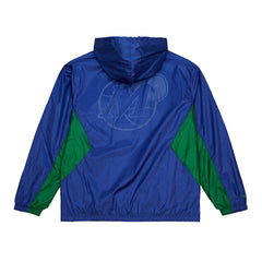 Dallas Mavericks Playmaker Full-Zip Hooded Windbreaker Jacket for sale Blue | Mitchell & Ness online