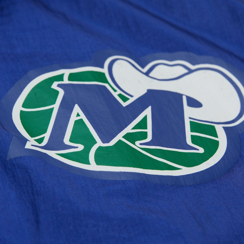 Dallas Mavericks Playmaker Full-Zip Hooded Windbreaker Jacket for sale Blue | Mitchell & Ness online