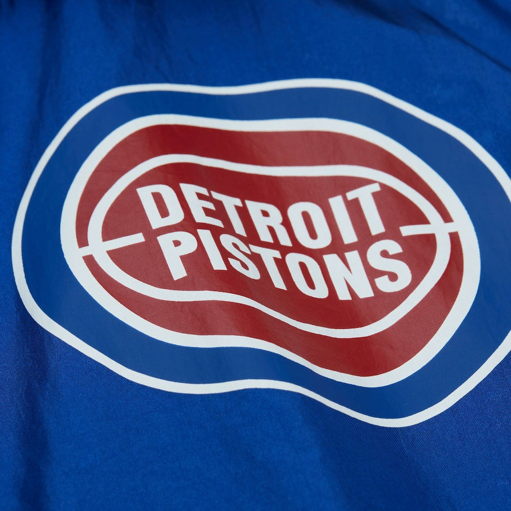 Detroit Pistons Playmaker Full-Zip Hooded Windbreaker Jacket for sale Blue | Mitchell & Ness Lifestyle