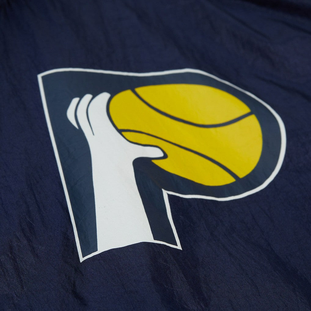 Indiana Pacers Playmaker Full-Zip Hooded Windbreaker Jacket Navy | Mitchell & Ness discount