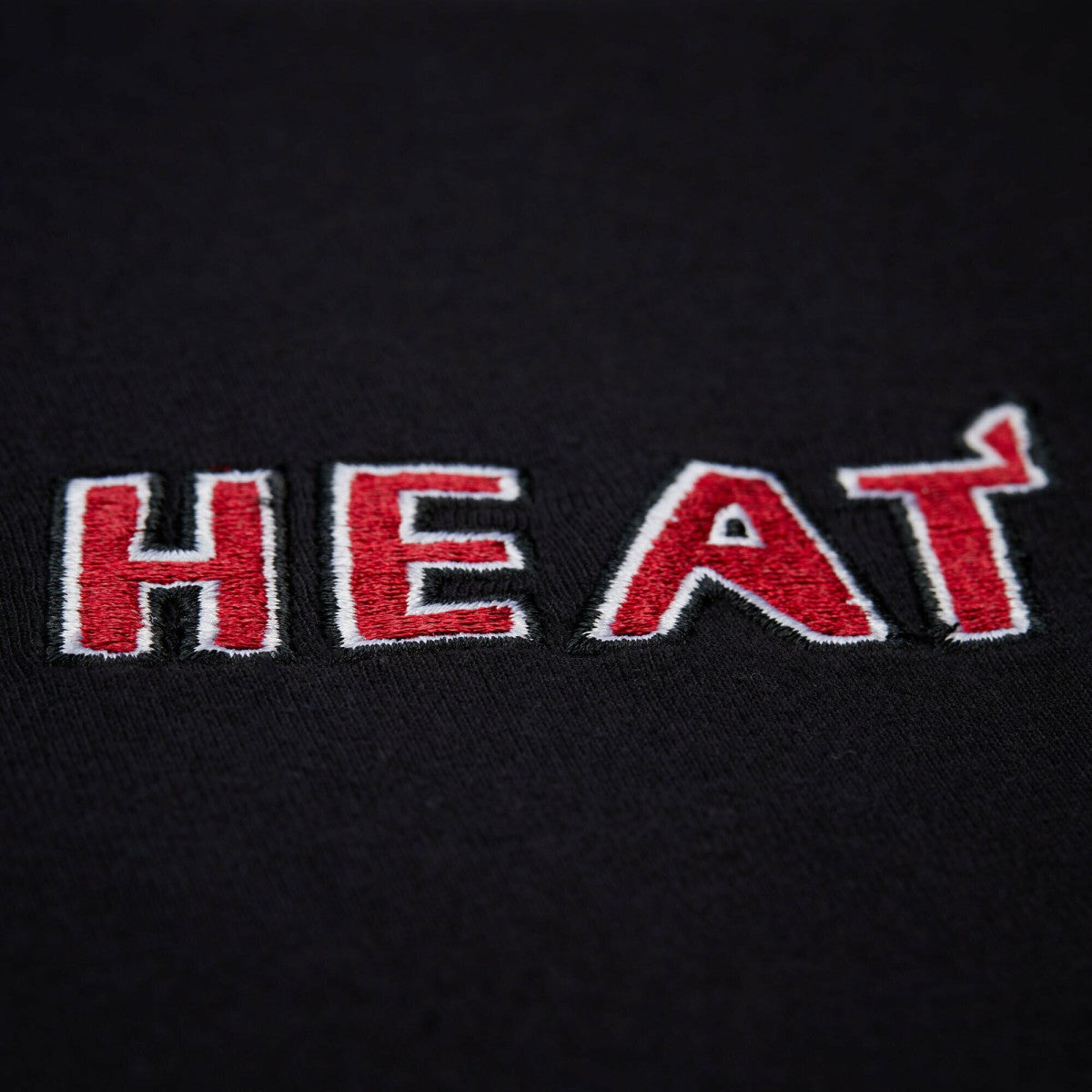 Miami Heat Unisex Playmaker Vintage Logo T-Shirt Black | Mitchell & Ness US