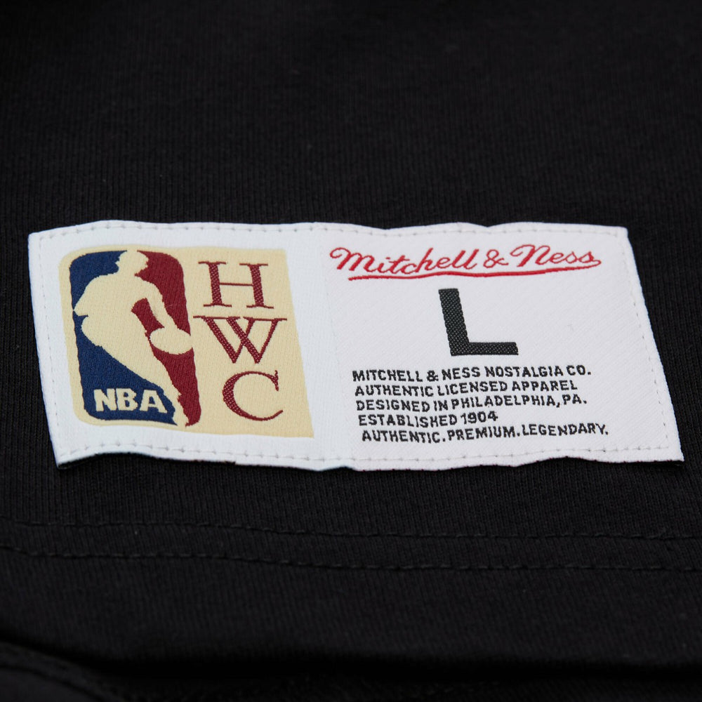 Miami Heat Unisex Playmaker Vintage Logo T-Shirt Black | Mitchell & Ness US