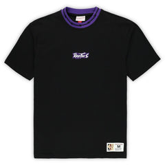 Toronto Raptors Unisex Playmaker Vintage Logo T-Shirt Black | Mitchell & Ness US