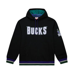 Milwaukee Bucks Unisex Vintage Heavyweight Hoodie Black | Mitchell & Ness
