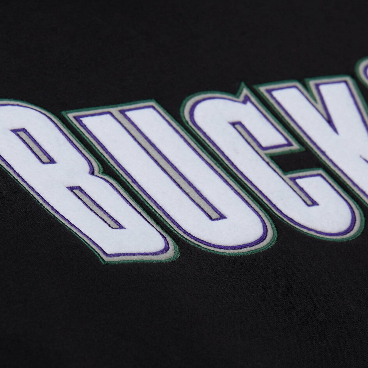 Milwaukee Bucks Unisex Vintage Heavyweight Hoodie Black | Mitchell & Ness