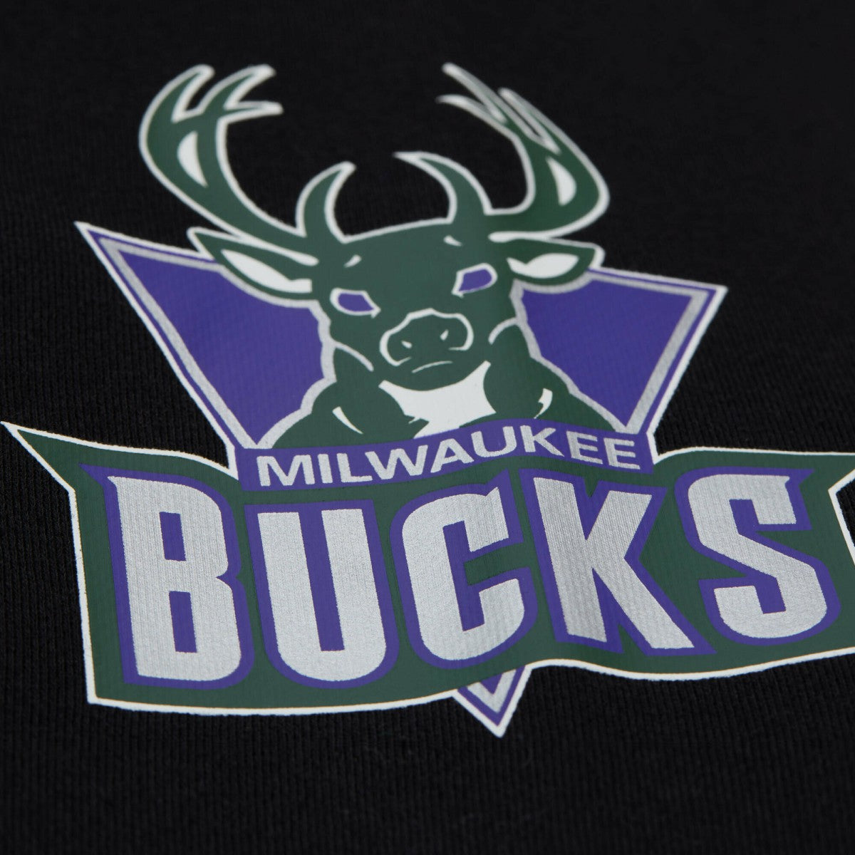 Milwaukee Bucks Unisex Vintage Heavyweight Hoodie Black | Mitchell & Ness
