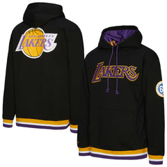 Los Angeles Lakers Unisex Vintage Heavyweight Hoodie Black | Mitchell & Ness online