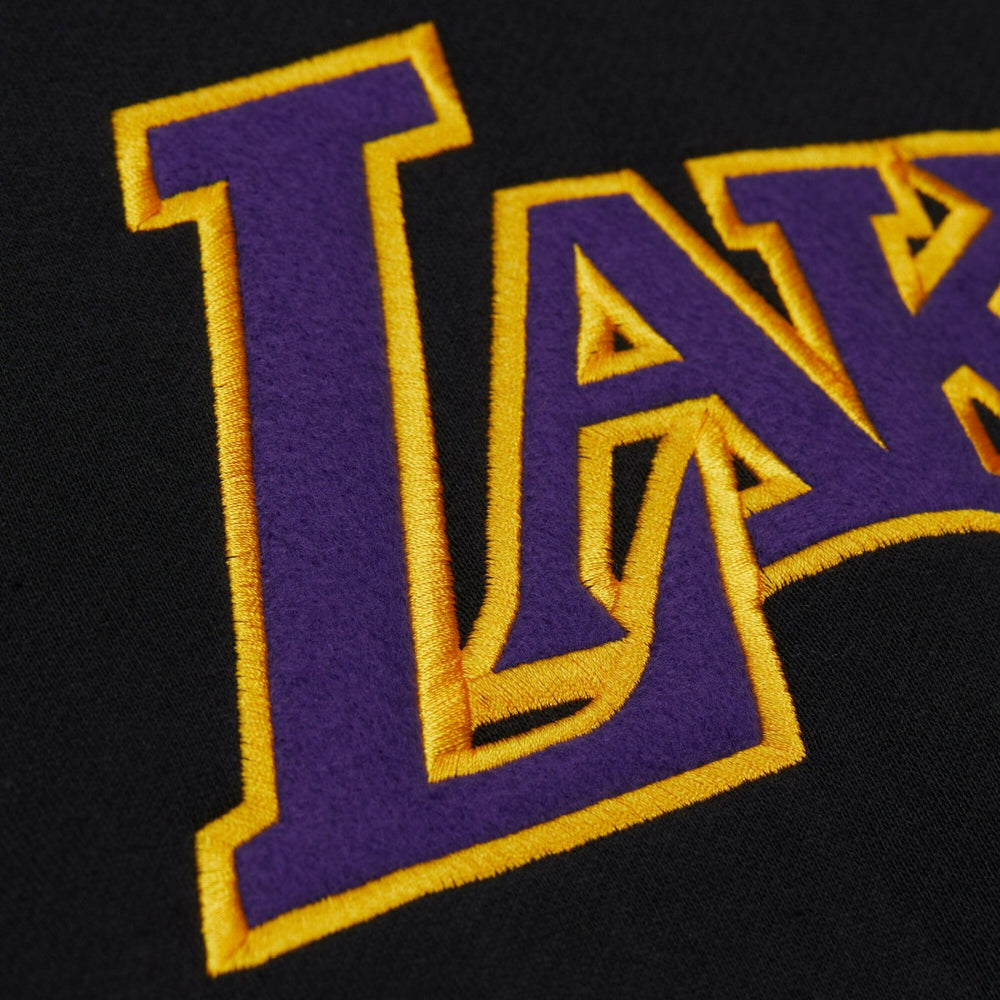 Los Angeles Lakers Unisex Vintage Heavyweight Hoodie Black | Mitchell & Ness online