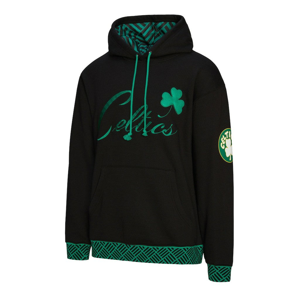 Boston Celtics Unisex Vintage Heavyweight Hoodie Black | Mitchell & Ness for sale