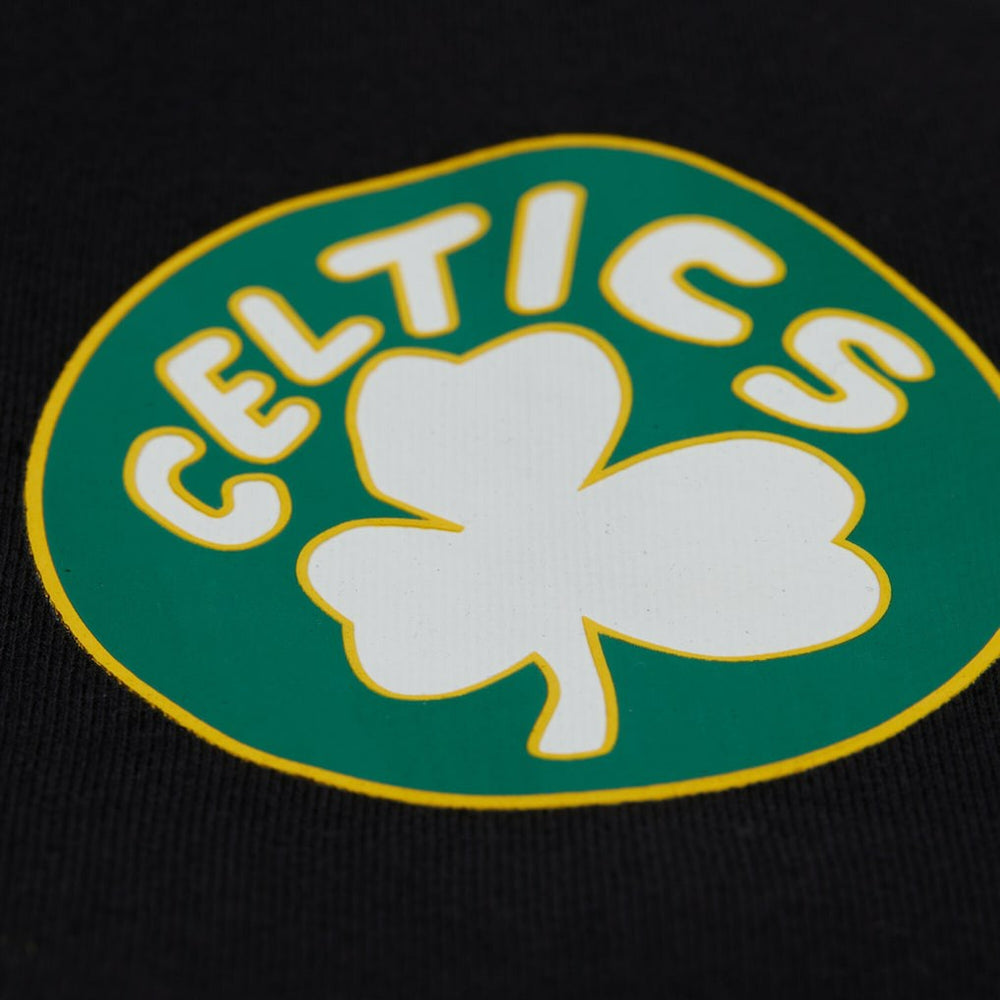 Boston Celtics Unisex Vintage Heavyweight Hoodie Black | Mitchell & Ness for sale
