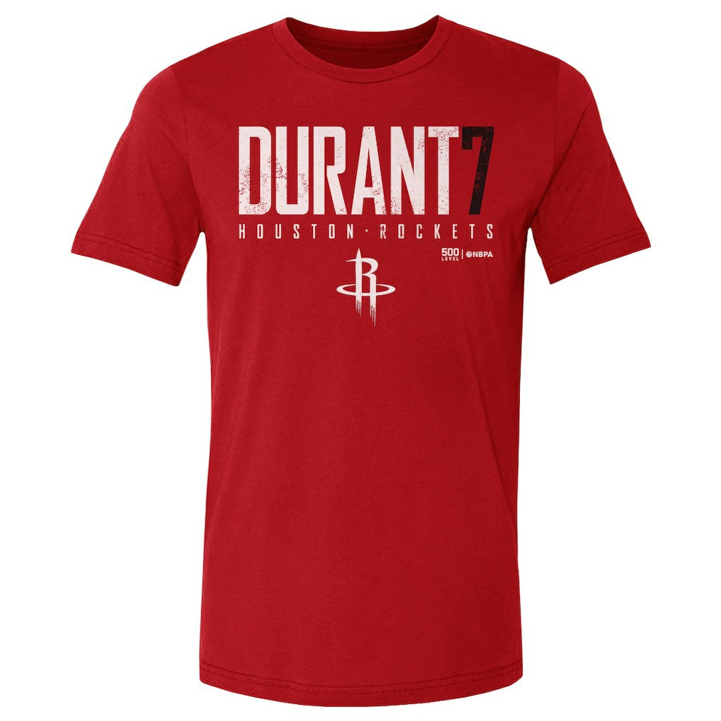 Kevin Durant Houston Rockets 500 Level Elite T-Shirt Red