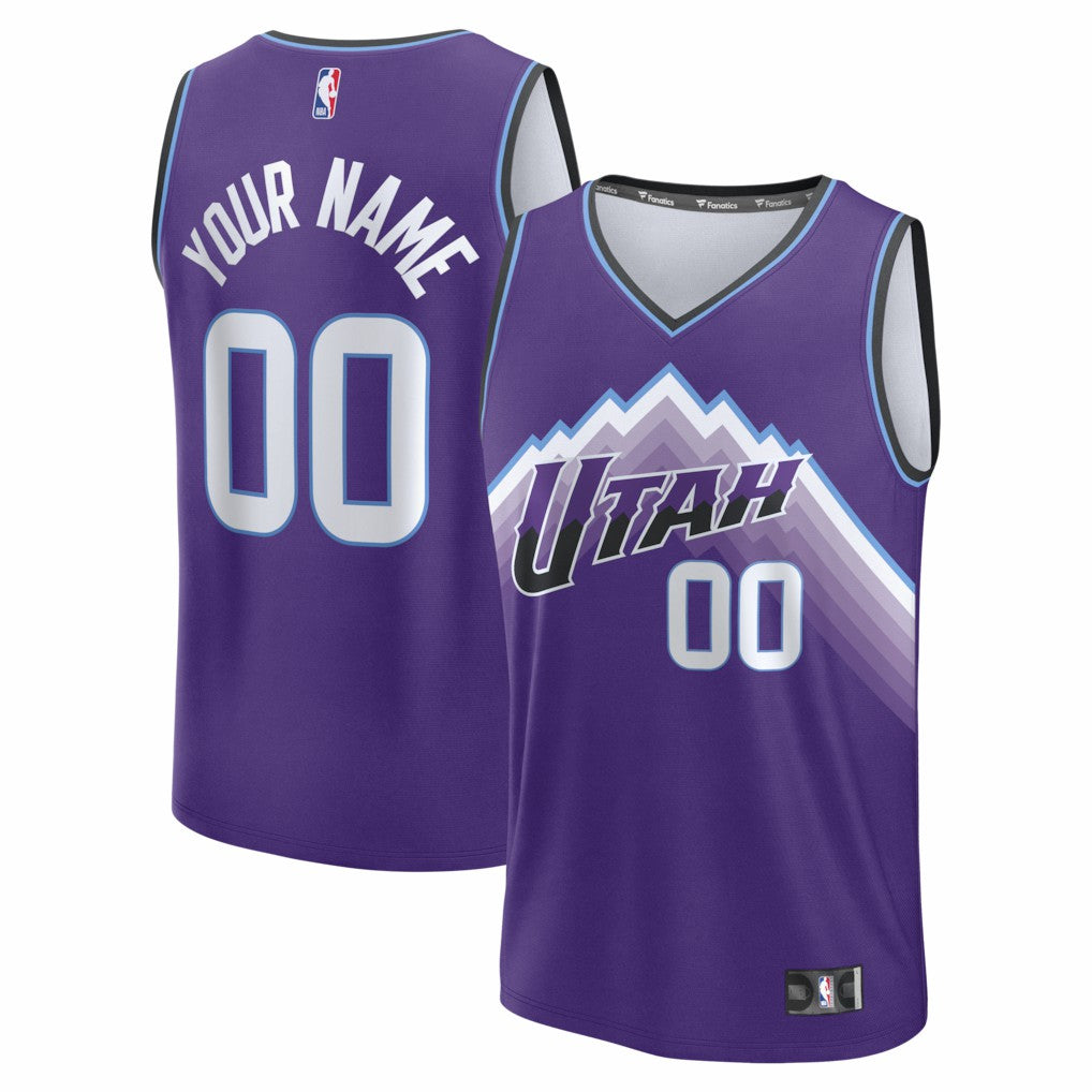 Utah Jazz Fast Break Replica Custom Jersey Purple Icon Edition | Fanatics for sale