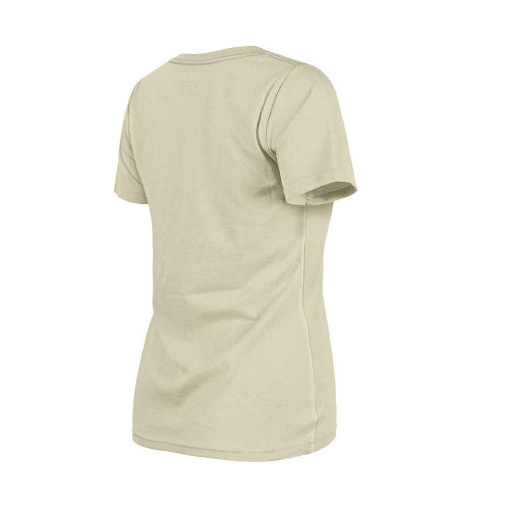 San Diego Padres New Era Women's Little Miss 2 V-Neck T-Shirt - Sand - New Era on Sale