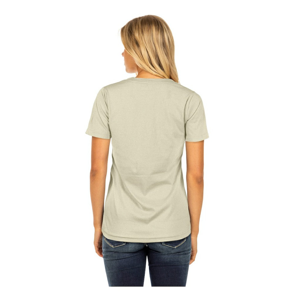 San Diego Padres New Era Women's Little Miss 2 V-Neck T-Shirt - Sand - New Era on Sale