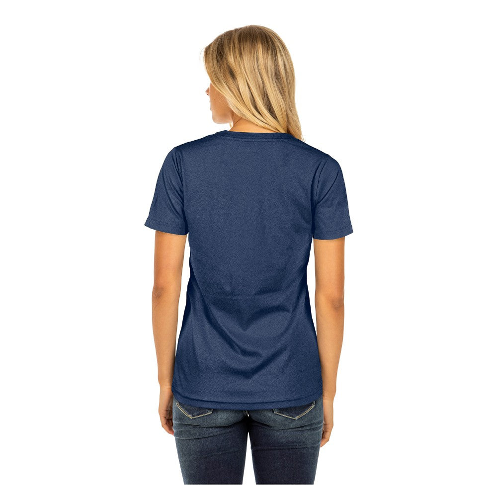 Milwaukee Brewers New Era Women's Little Miss 2 V-Neck T-Shirt - Navy - New Era Discount