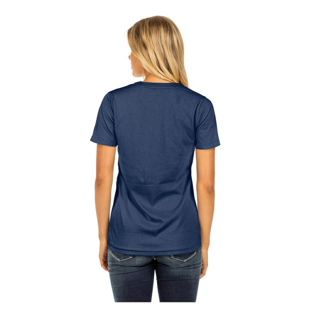 Atlanta Braves New Era Women's Little Miss 2 V-Neck T-Shirt - Navy - New Era Sale