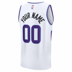 Utah Jazz Fast Break Replica Custom Jersey White Association Edition | Fanatics Lifestyle