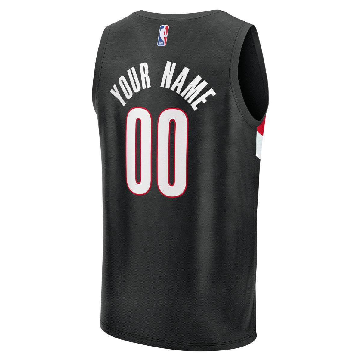 Portland Trail Blazers Youth Fast Break Replica Custom Jersey Icon Edition Black | Fanatics discount