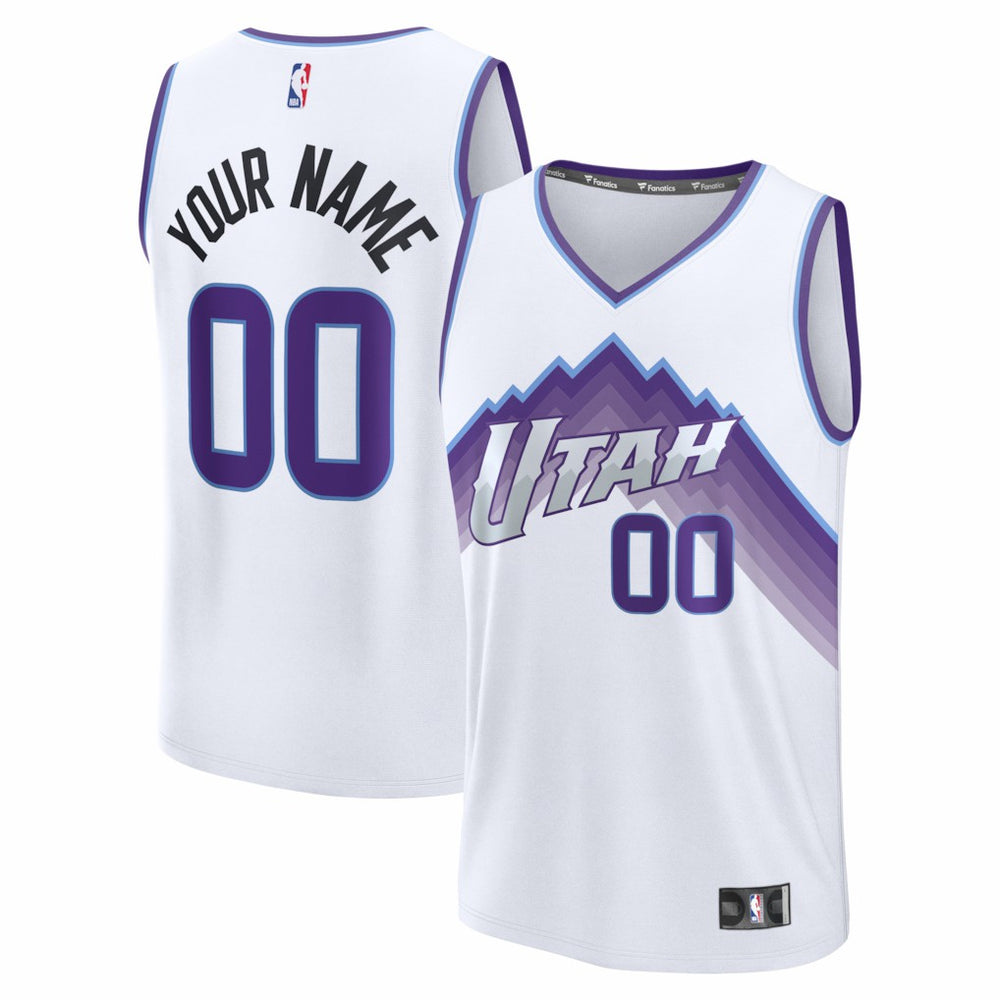 Utah Jazz Youth Fast Break Replica Custom Jersey Association Edition | Fanatics Lifestyle