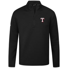 Texas Rangers Levelwear Women's Tailgate Insignia 2.0 Quarter-Zip Top - Black - MLB Discount