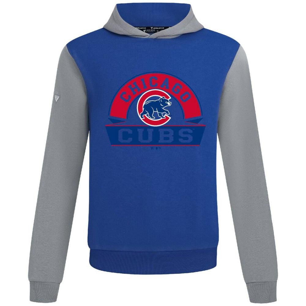 Chicago Cubs Levelwear Throwback Ultimate Banner Arch Hoodie - Royal - MLB Online