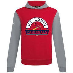 St. Louis Cardinals Levelwear Throwback Ultimate Banner Arch Hoodie - Red - MLB Lifestyle