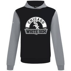 Chicago White Sox Levelwear Throwback Ultimate Banner Arch Hoodie - Black - MLB Lifestyle