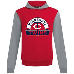 Minnesota Twins Levelwear Throwback Ultimate Banner Arch Hoodie - Red - MLB Sale