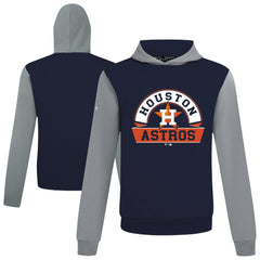 Houston Astros Levelwear Throwback Ultimate Banner Arch Hoodie - Navy - MLB Discount