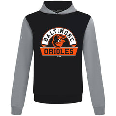 Baltimore Orioles Levelwear Throwback Ultimate Banner Arch Hoodie - Black - MLB on Sale