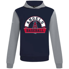 Los Angeles Angels Levelwear Throwback Ultimate Banner Arch Hoodie - Navy - MLB Online